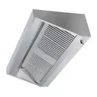 Hotte professionnelle gamme challenge profondeur 900 version dynamique longueur 1500 mm