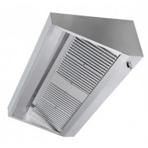 Hotte professionnelle gamme challenge profondeur 900 version dynamique longueur 3000 mm