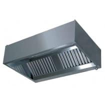 Hotte standard neutre rectangulaire, acier Inox AISI 441, 1320 M3/H