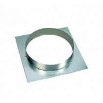 Platine virole de raccordement pour hotte Ø 250 mm