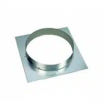 Platine virole de raccordement pour hotte Ø 250 mm