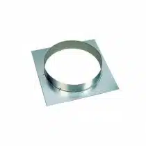 Platine virole de raccordement pour hotte, Ø 300 mm