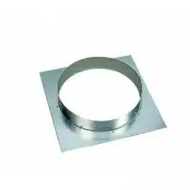Platine virole de raccordement pour hotte Ø 350 mm