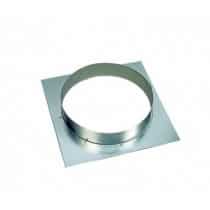 Platine virole de raccordement pour hotte Ø 400 mm