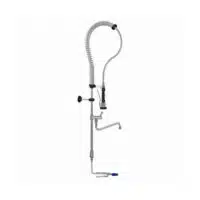 Robinetterie cuisine douchette à commande par pédale EC à poser sur plonge H 1200 mm