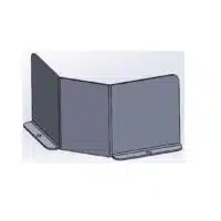 Tôle de dérivation pour rehausse de fond d'évier