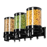 Distributeur d'aliments biologiques et secs Multi-X mural 3 conteneurs 3 x 1,5 L