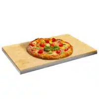 Pierre réfractaire à pizza pour four mixte, L 530 x P 325 x H 15 mm