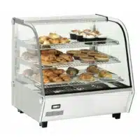Découvrez la vitrine chauffante 120L, idéale pour les professionnels de la restauration. Chauffage homogène et humidification intégrée à votre service !