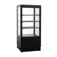 Vitrine panoramique 49 L Noir