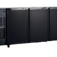 Arrière-bar 3 portes pleines groupe logé 390 L