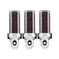 Distributeur mural de nourritures biologiques et sèches "Free Flow" 3 x 2.5 L