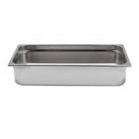 Bac cuisine gastronorme GN1/1 plein en inox aisi 304