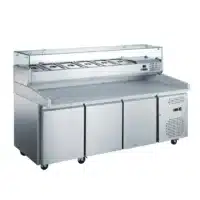 Meuble pizza avec vitrine