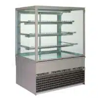 Vitrine réfrigérée en inox AISI 304 modèle CUBE INOX COLD 1500