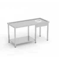 Table de débarrassage avec TVO 1200x700x850 mm