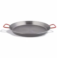 Poêle à Paella en tôle acier Acier au carbone D 900 mm