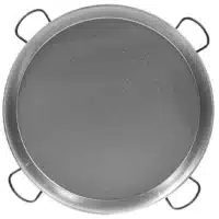 Poêle à paella D 1000 mm en acier poli 85 parts