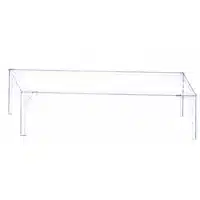 Support de bacs incliné inox 304 L 2020 x P 400 x H 250/200 mm sur mesure