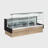 Vitrine réfrigérée COLORADO L 2200 mm statique avec tiroir coulissant