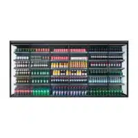 Vitrine murale réfrigérée positive groupe à distance portes battantes L 2500 mm M1