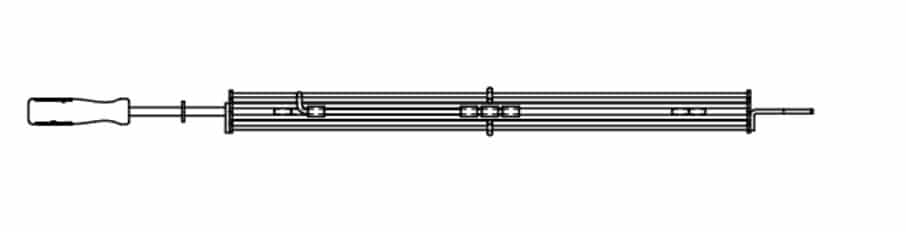 Grille rotative manuelle ligne 600 mm pour poulets – Image 3